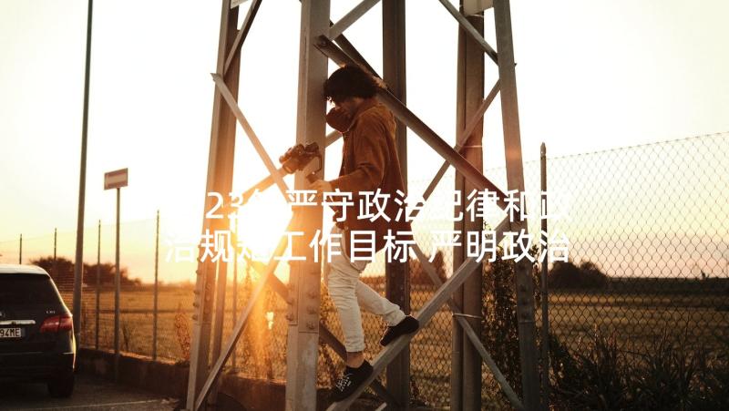 2023年严守政治纪律和政治规矩工作目标 严明政治纪律严守政治规矩心得体会(大全6篇)