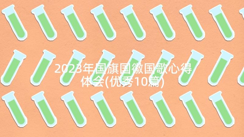 2023年国旗国徽国歌心得体会(优秀10篇)