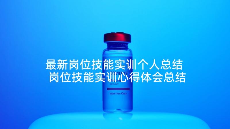 最新岗位技能实训个人总结 岗位技能实训心得体会总结(优秀5篇)