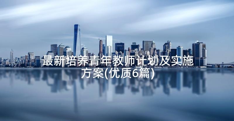 最新培养青年教师计划及实施方案(优质6篇)