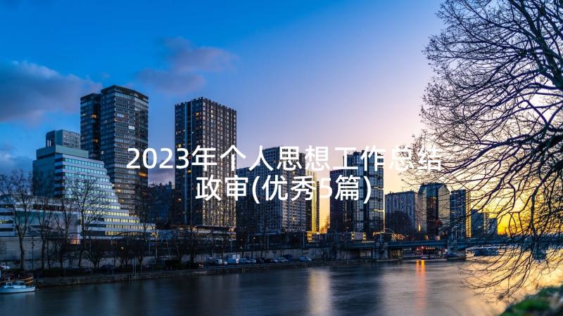 2023年个人思想工作总结政审(优秀5篇)