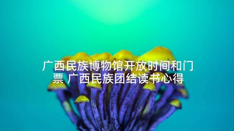 广西民族博物馆开放时间和门票 广西民族团结读书心得体会(实用6篇)