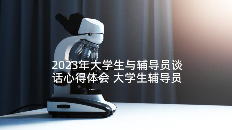 2023年大学生与辅导员谈话心得体会 大学生辅导员评语(汇总7篇)