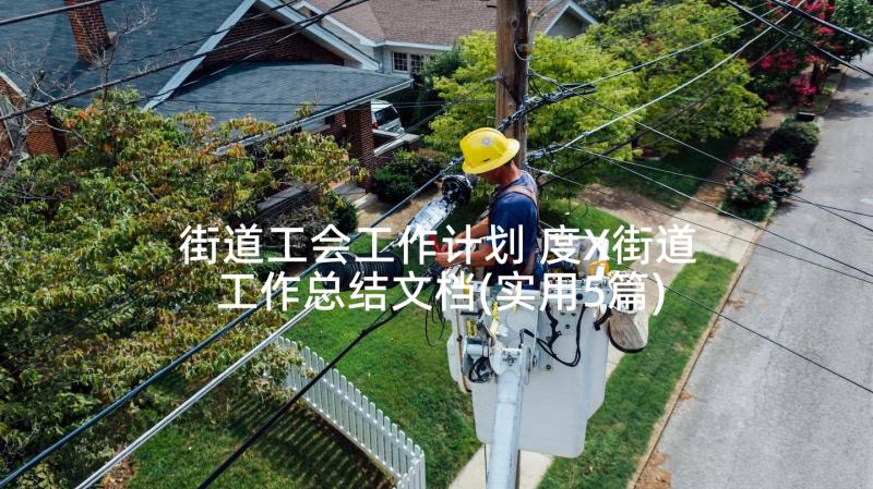 街道工会工作计划 度X街道工作总结文档(实用5篇)