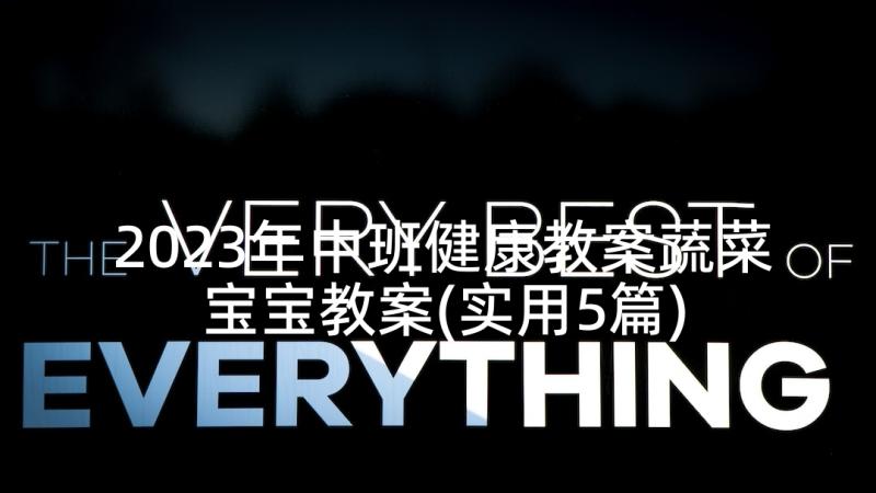 2023年中班健康教案蔬菜宝宝教案(实用5篇)