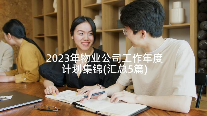 2023年物业公司工作年度计划集锦(汇总5篇)