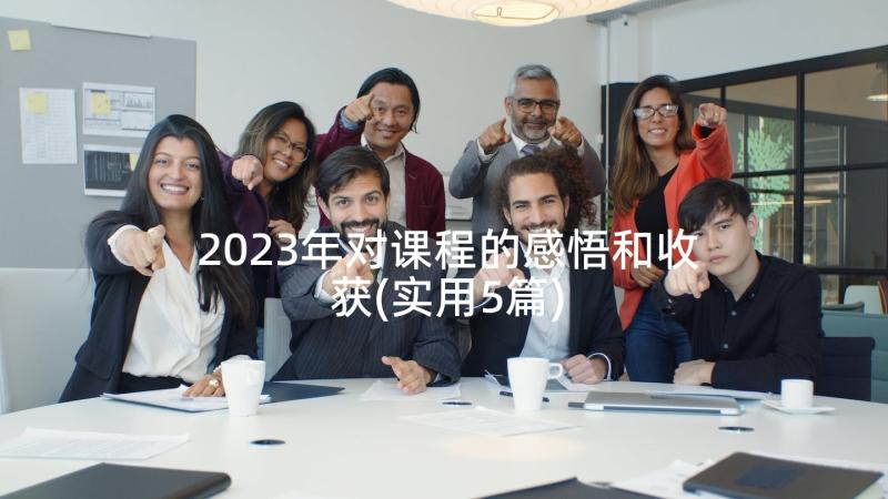 2023年对课程的感悟和收获(实用5篇)