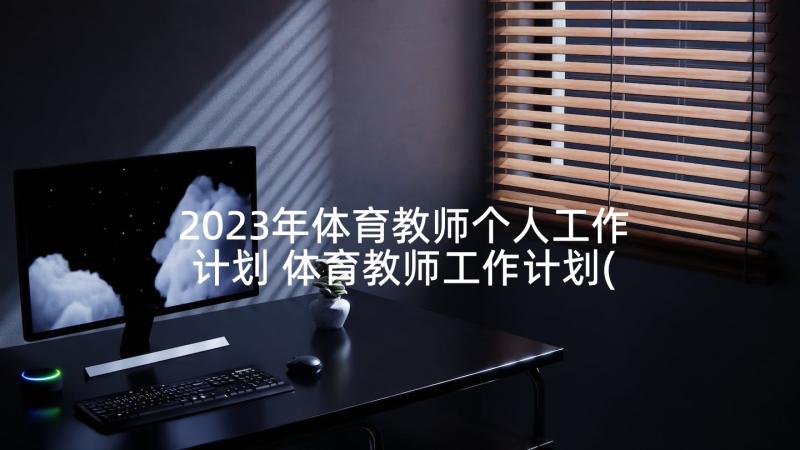 2023年体育教师个人工作计划 体育教师工作计划(模板10篇)