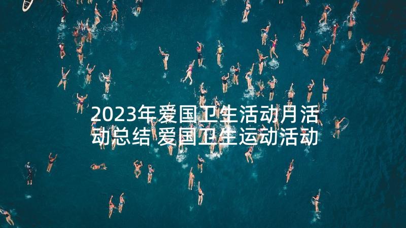 2023年爱国卫生活动月活动总结 爱国卫生运动活动总结(大全10篇)