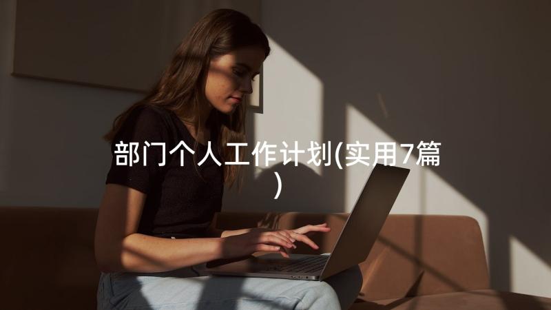 部门个人工作计划(实用7篇)