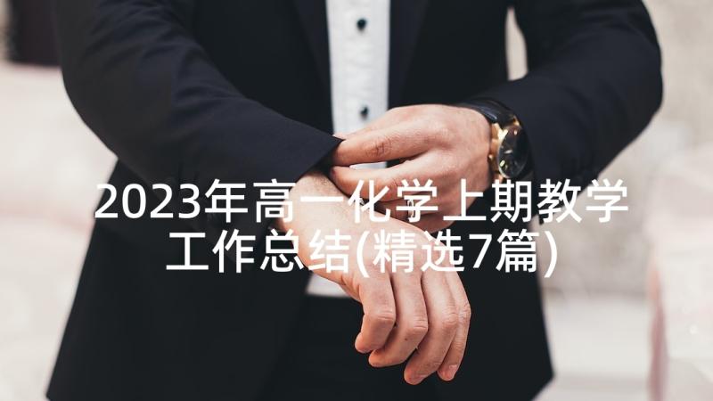 2023年高一化学上期教学工作总结(精选7篇)