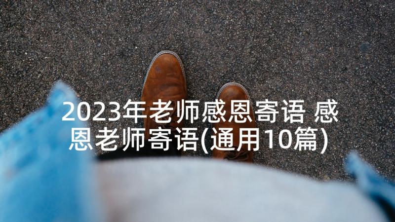 2023年老师感恩寄语 感恩老师寄语(通用10篇)