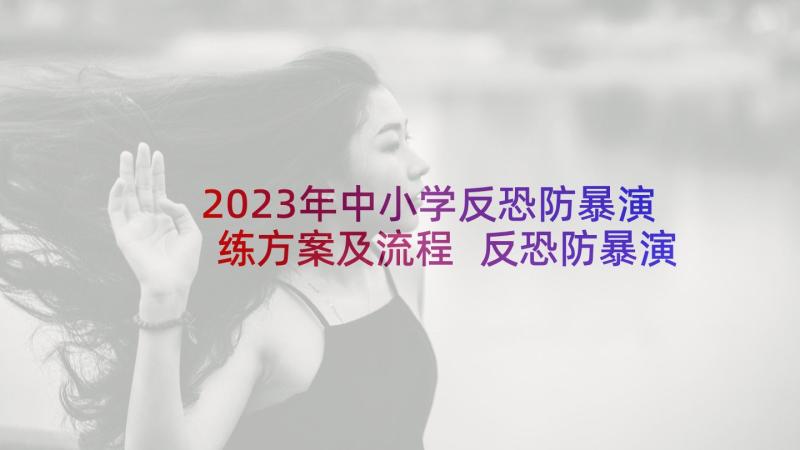 2023年中小学反恐防暴演练方案及流程 反恐防暴演练方案(汇总5篇)