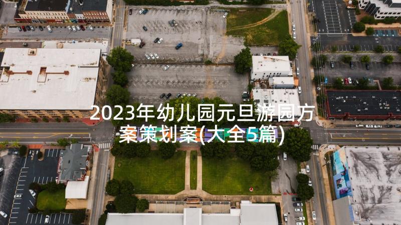 2023年幼儿园元旦游园方案策划案(大全5篇)