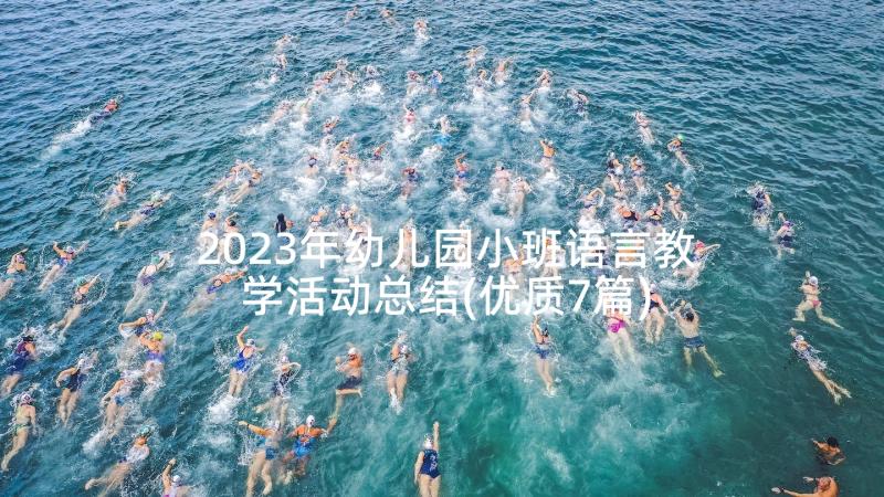 2023年幼儿园小班语言教学活动总结(优质7篇)