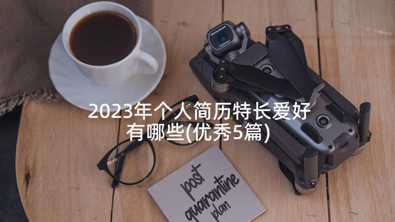 2023年个人简历特长爱好有哪些(优秀5篇)