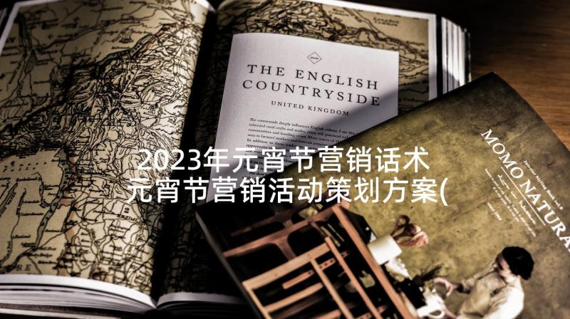 2023年元宵节营销话术 元宵节营销活动策划方案(通用10篇)