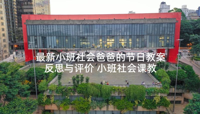 最新小班社会爸爸的节日教案反思与评价 小班社会课教案及教学反思当一回爸爸妈妈(大全5篇)