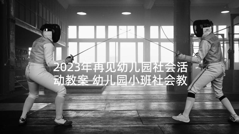 2023年再见幼儿园社会活动教案 幼儿园小班社会教案我爱我的幼儿园含反思(优秀9篇)