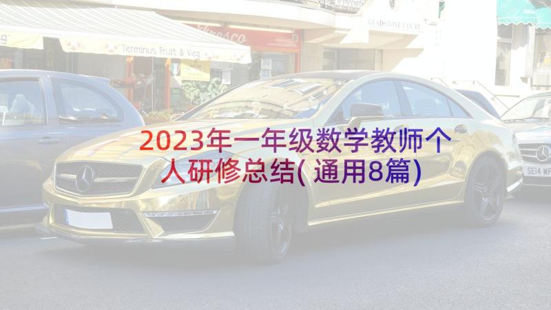 2023年一年级数学教师个人研修总结(通用8篇)