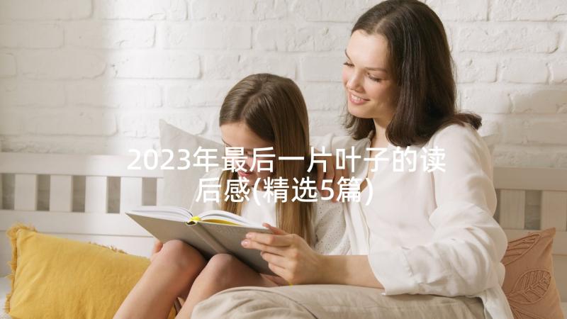 2023年最后一片叶子的读后感(精选5篇)