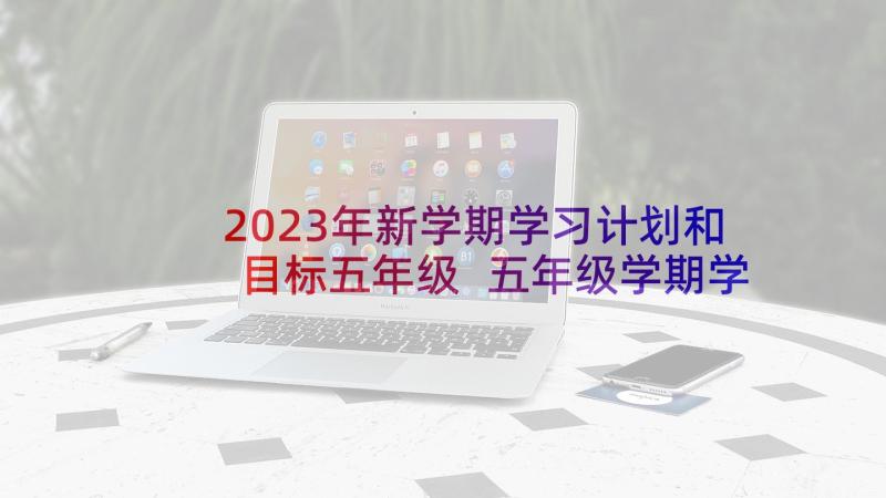 2023年新学期学习计划和目标五年级 五年级学期学习计划(优秀7篇)