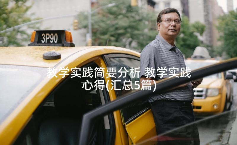 教学实践简要分析 教学实践心得(汇总5篇)