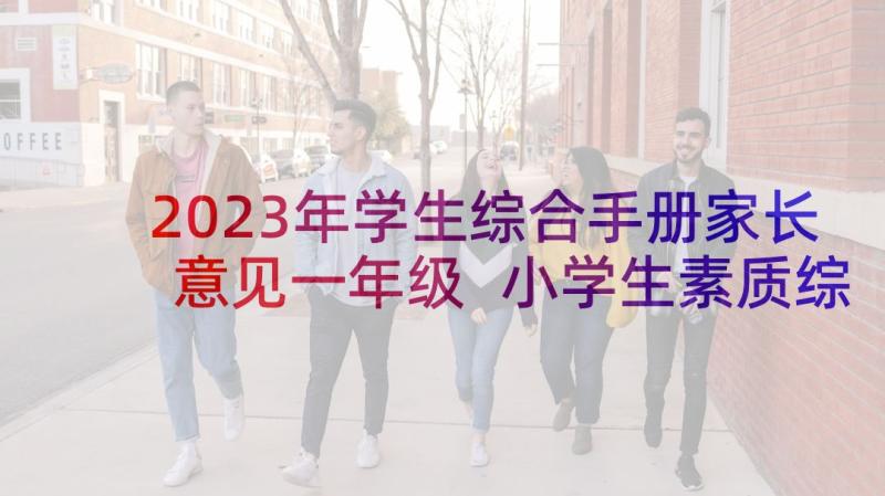 2023年学生综合手册家长意见一年级 小学生素质综合评价手册家长评语(通用5篇)