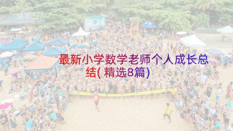 最新小学数学老师个人成长总结(精选8篇)