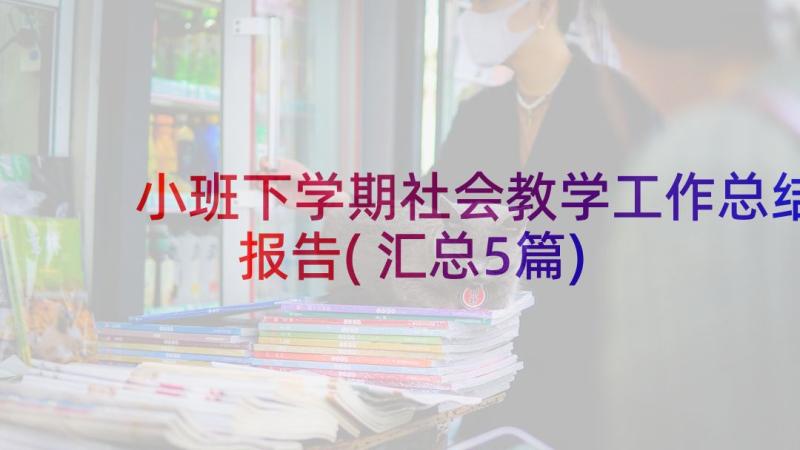 小班下学期社会教学工作总结报告(汇总5篇)