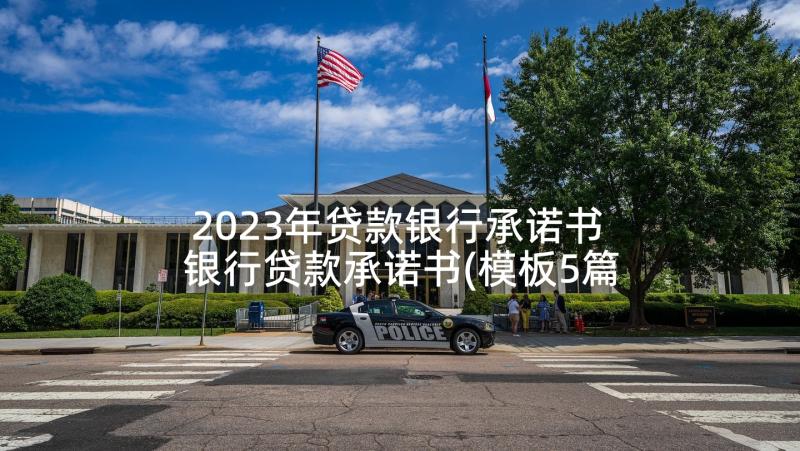 2023年贷款银行承诺书 银行贷款承诺书(模板5篇)