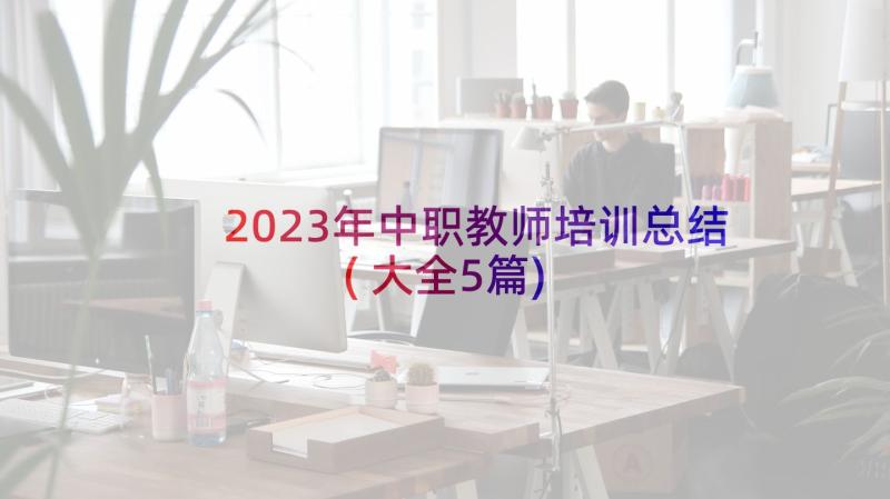 2023年中职教师培训总结(大全5篇)