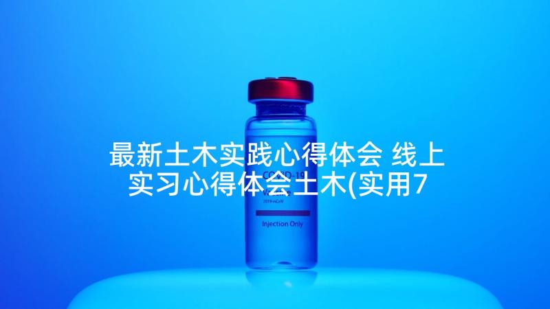 最新土木实践心得体会 线上实习心得体会土木(实用7篇)