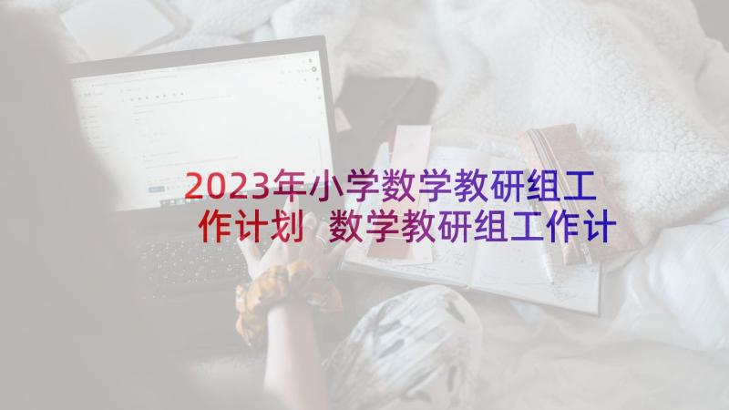 2023年小学数学教研组工作计划 数学教研组工作计划(大全9篇)