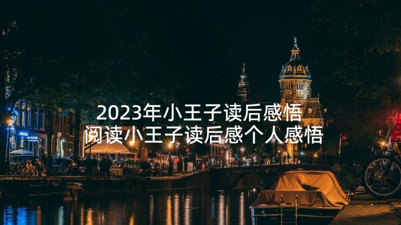 2023年小王子读后感悟 阅读小王子读后感个人感悟(实用5篇)