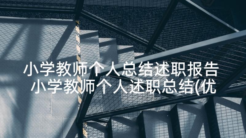 小学教师个人总结述职报告 小学教师个人述职总结(优秀5篇)