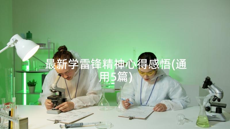 最新学雷锋精神心得感悟(通用5篇)