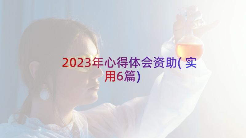 2023年心得体会资助(实用6篇)