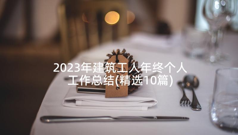 2023年建筑工人年终个人工作总结(精选10篇)