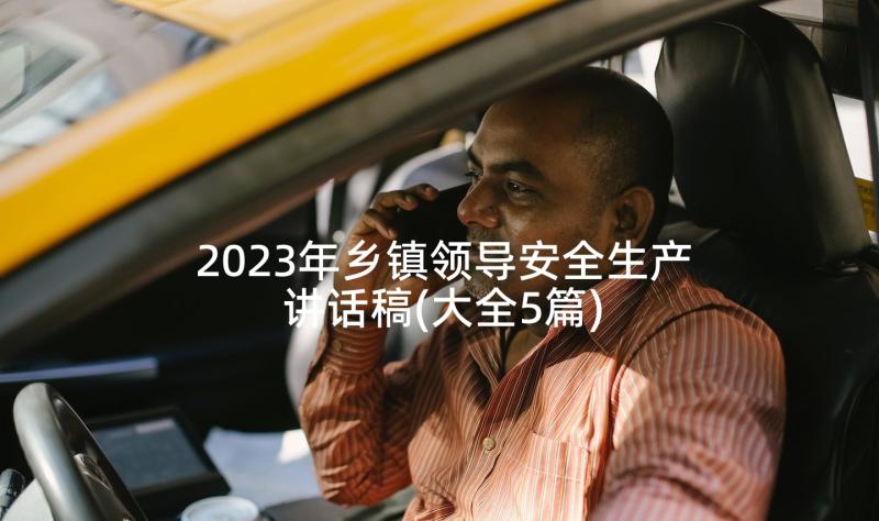 2023年乡镇领导安全生产讲话稿(大全5篇)