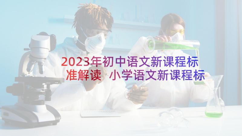 2023年初中语文新课程标准解读 小学语文新课程标准学习心得体会(模板10篇)