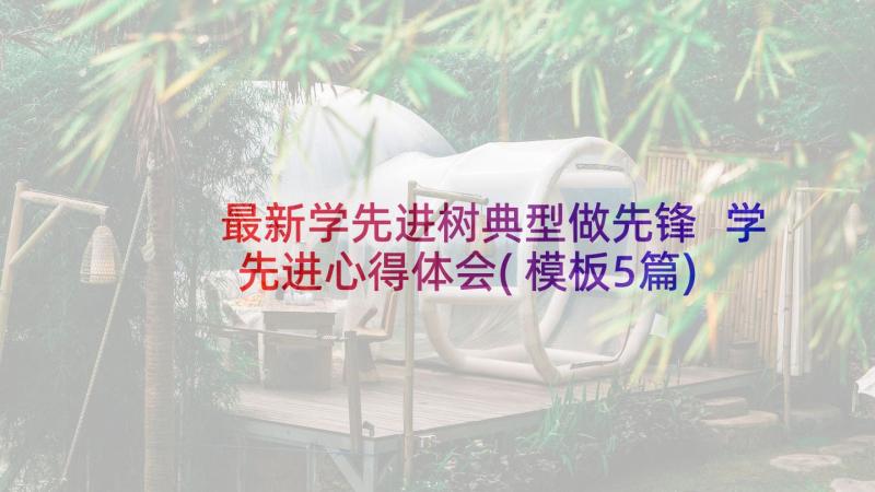 最新学先进树典型做先锋 学先进心得体会(模板5篇)