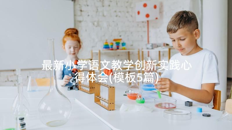 最新小学语文教学创新实践心得体会(模板5篇)