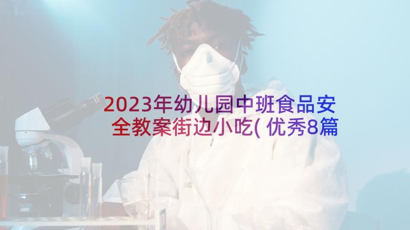 2023年幼儿园中班食品安全教案街边小吃(优秀8篇)