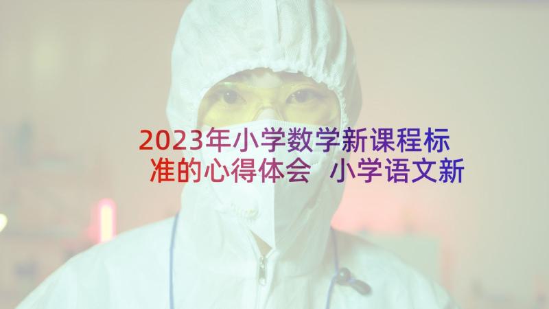 2023年小学数学新课程标准的心得体会 小学语文新课程标准学习心得(汇总10篇)