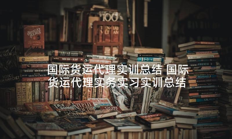 国际货运代理实训总结 国际货运代理实务实习实训总结(大全10篇)