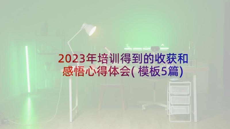 2023年培训得到的收获和感悟心得体会(模板5篇)