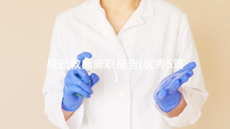 校园教师辞职报告(优秀5篇)