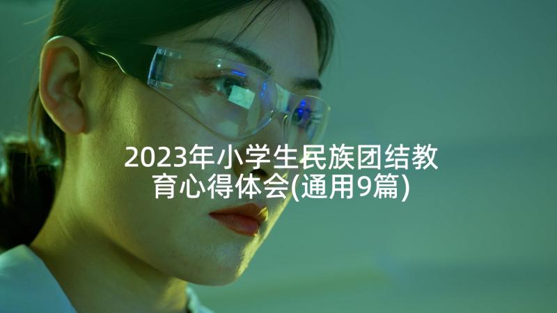 2023年小学生民族团结教育心得体会(通用9篇)