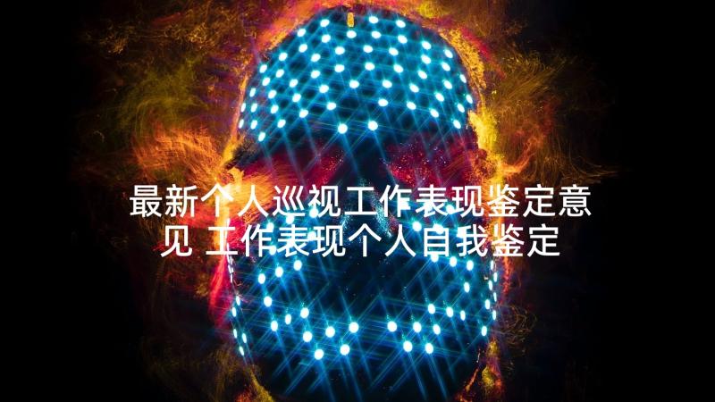 最新个人巡视工作表现鉴定意见 工作表现个人自我鉴定(精选8篇)